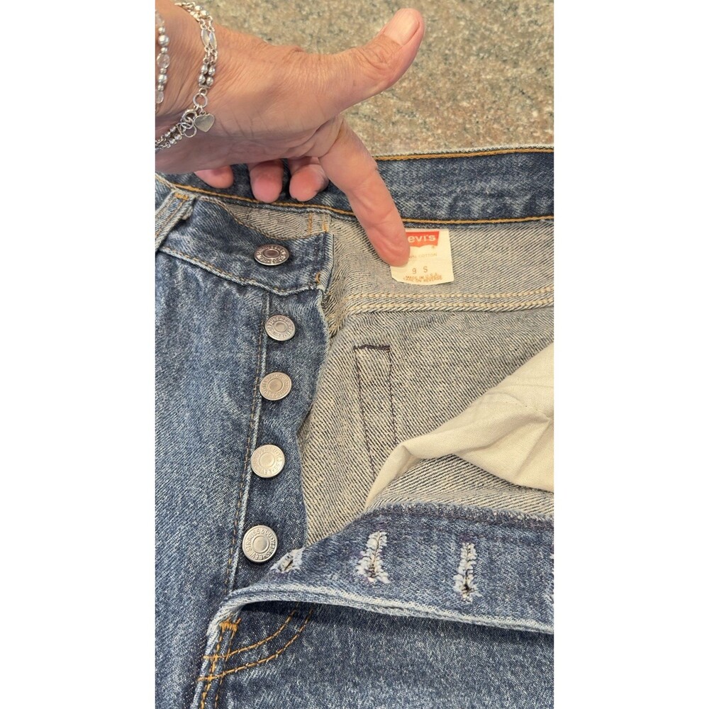 VTG Levi's‎ Jeans Womens 24 hight rise Tapered Button Fly Mom 13501-0658 90s - Picture 11 of 12